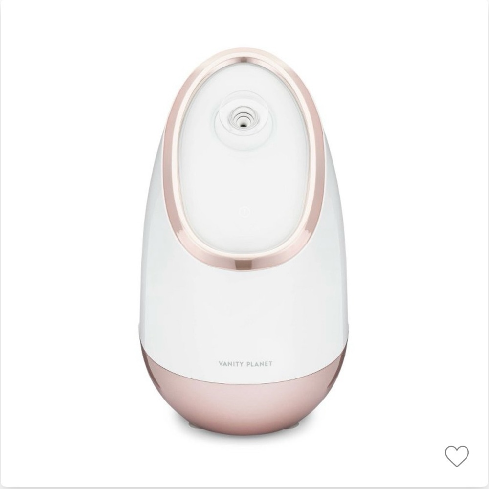 Vanity Planet facial steamer hand held white / pink